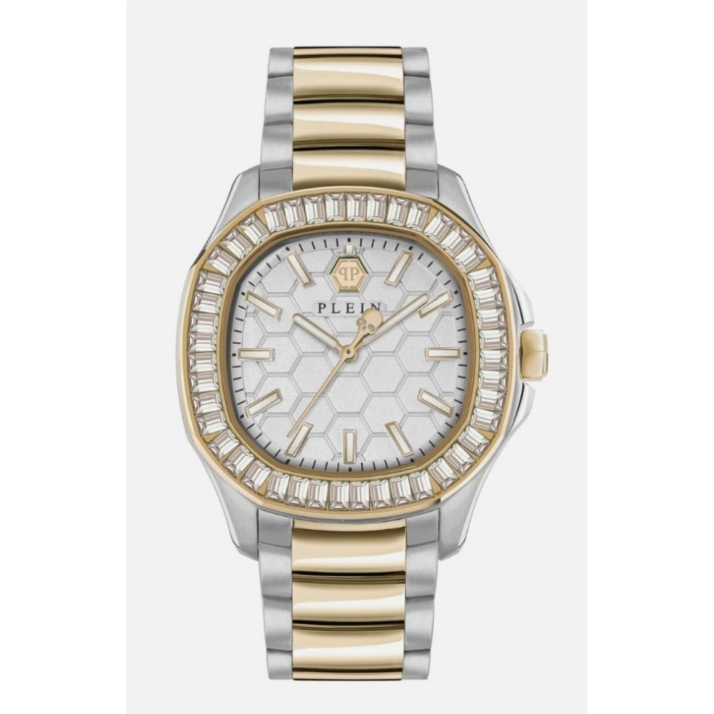 Philipp Plein Two-Tone Gold and Silver Watch